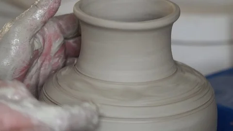 Pottery cast work Stock Footage 82671430