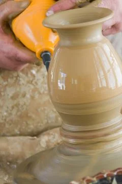 Pottery class Foto stock