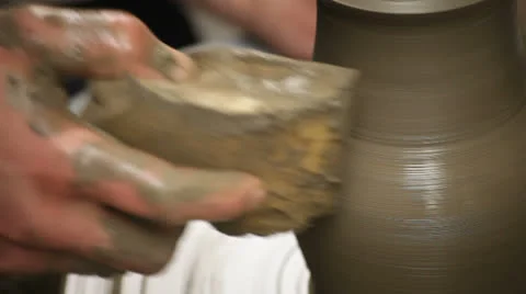 Pottery class workshop. Stock Footage 26941078