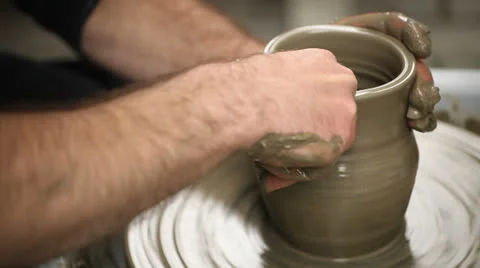 Pottery class workshop. Stock Footage 26941396