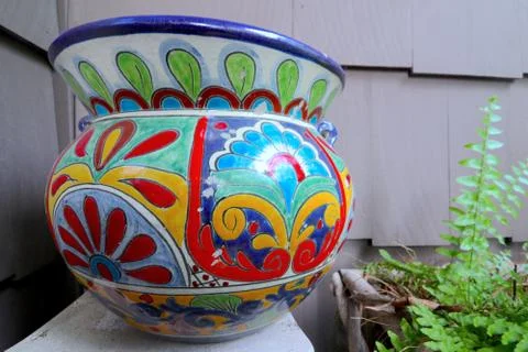 Pottery on a cloudy day Stock Photos