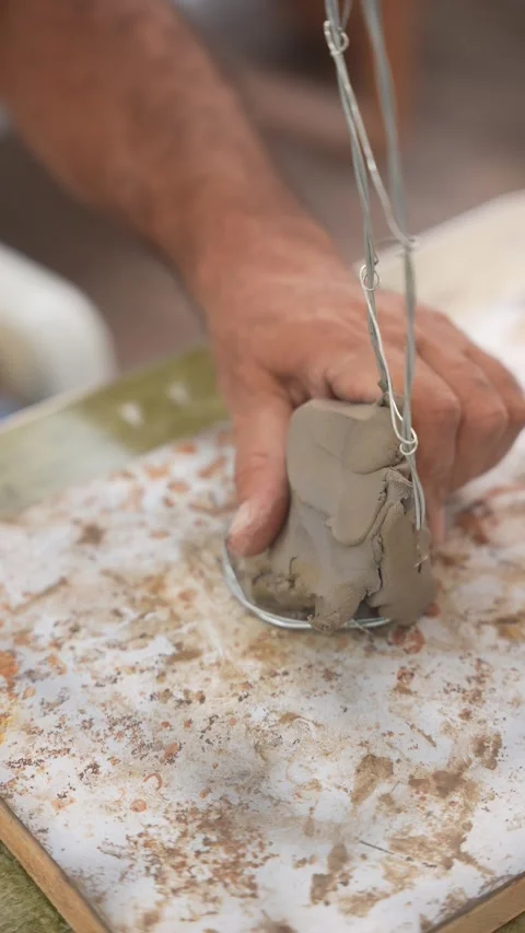 Pottery Crafting Process Stock Footage 315786625