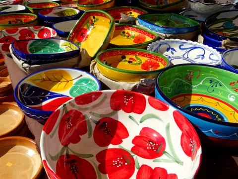 Pottery crafts Stock Photos