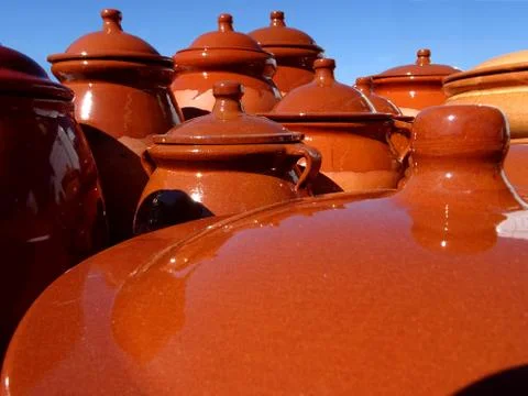 Pottery crafts Stock Photos
