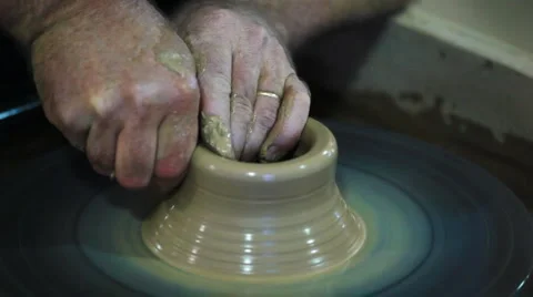 Pottery demonstration Stock-Footage 913180