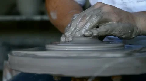 Pottery lid Stock Footage 10756561