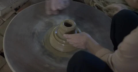 Pottery making 02 Stock Footage 113471676