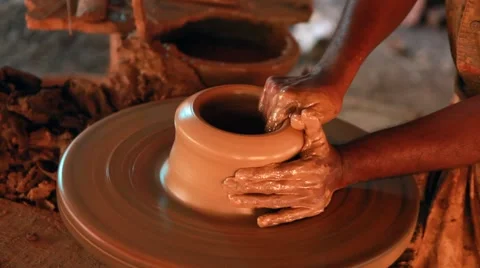 Pottery Making Stock Footage 6930271