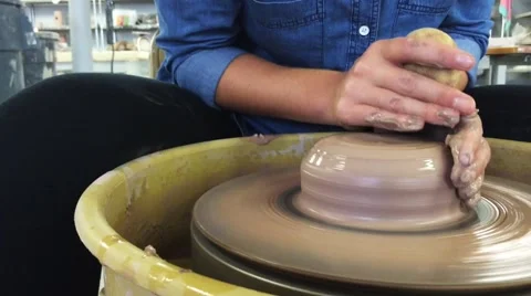 Pottery Making Stock Footage 55557762