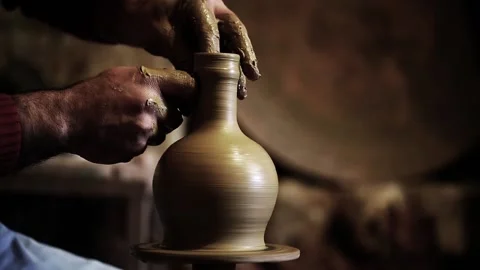 Pottery making Stock Footage 168317826