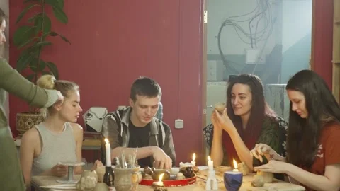 Pottery making hobby with a master potter in the workshop. Stock Footage 244850865