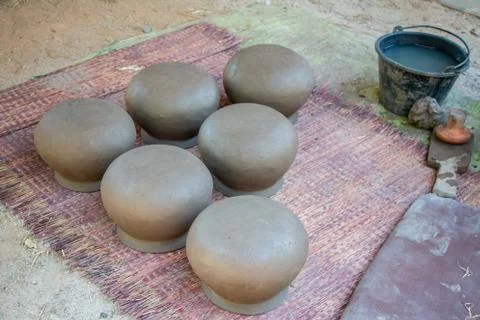 Pottery making Stock Photos