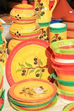 Pottery from the provence Foto stock