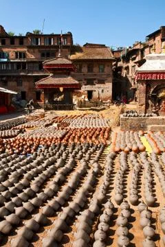 Pottery square Stock Photos