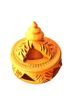 Pottery thai pattern 스톡 사진