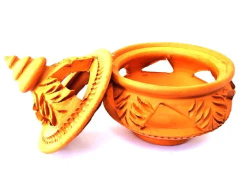 Pottery thai pattern 스톡 사진