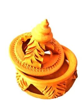 Pottery thai pattern Stock Photos