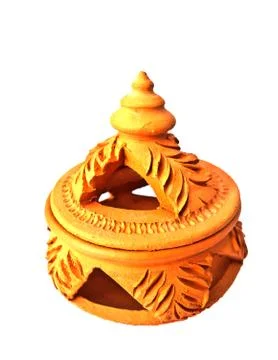 Pottery thai pattern 스톡 사진