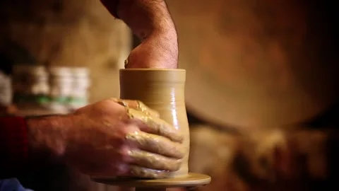 Pottery time lapse Stock Footage 168317195