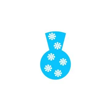 Pottery Vase icon flat Stock Illustration