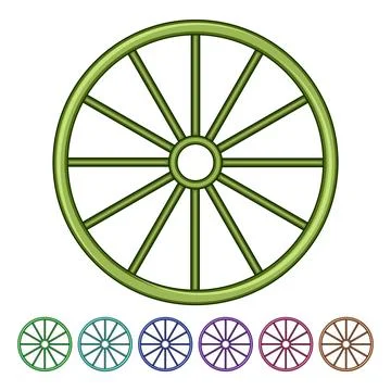 Pottery wheel ancient cartoon vector graphic Ilustración de archivo