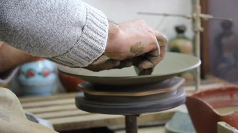 Pottery wheel Stock Footage 40837410