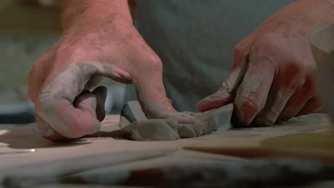POTTERY WOMAN INSERTS00204335 Stock Footage 318660899