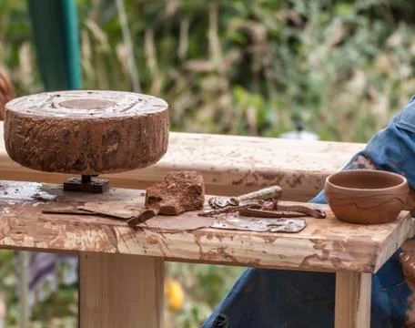 Pottery workshop Stock Photos