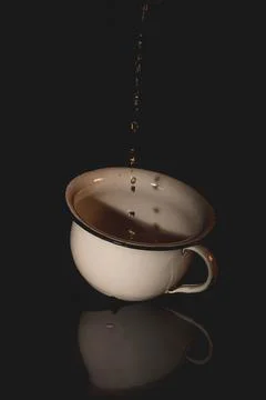 Potty with drops Stock Photos