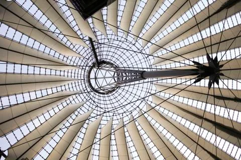 Potzdamer platz ceiling Stock Photos