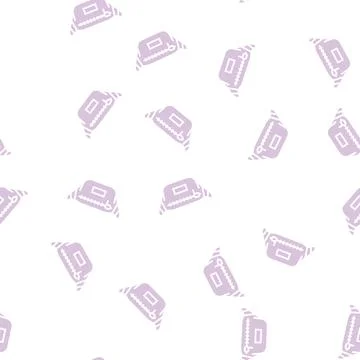 Pouch bag glyph seamless pattern 스톡 일러스트