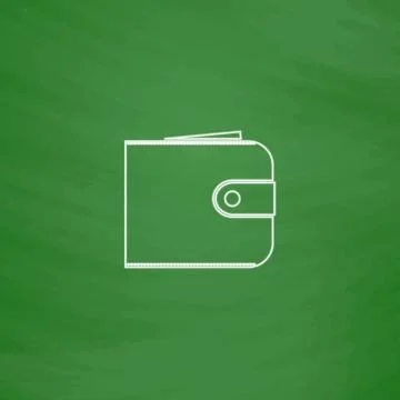 Pouch computer symbol Stock Illustration