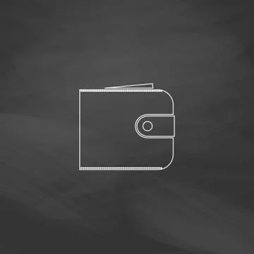 Pouch computer symbol Stock Illustration