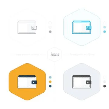 Pouch icon 스톡 일러스트