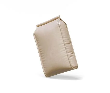 Pouch packaging  3D render Иллюстрация