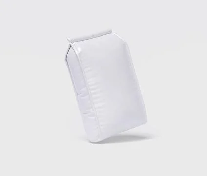 Pouch packaging coffee white color Stock-Illustration