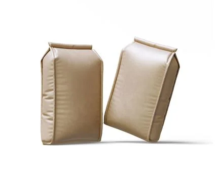 Pouch packaging  set design Stock Illustration