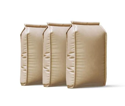 Pouch packaging  sets Stock Illustration