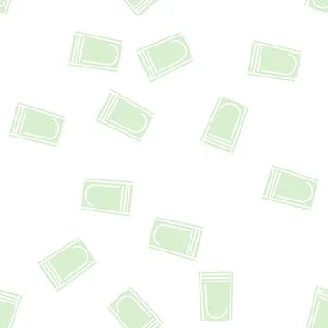 Pouch plastic glyph seamless pattern Stock Illustration