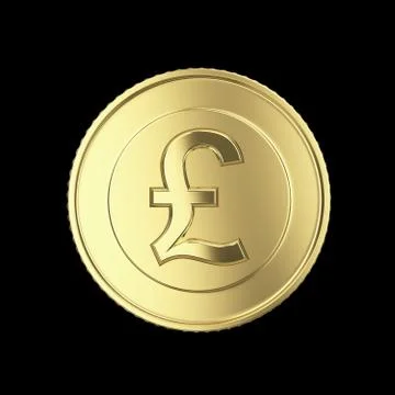 Pound coin Stock Illustration