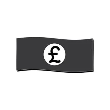 Pound currency icon Stock Illustration