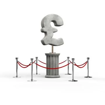 The pound exhibit Stock Illustration