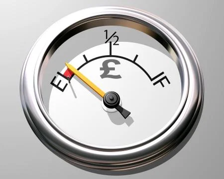 Pound gauge Illustrazione stock