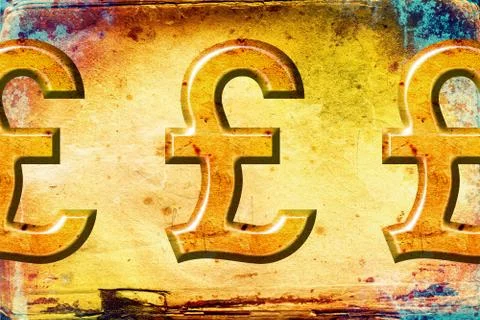 Pound icon illustration Stock Illustration