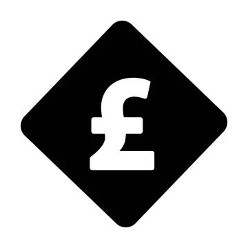 Pound icon vector currency symbol sign for for business and finance Stock Illustration