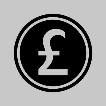 Pound icon for web and apps. Pound money logo. vector illustration. 스톡 일러스트