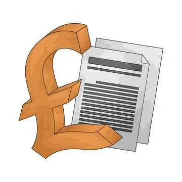 Pound illustration Stock Illustration