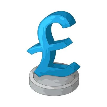 Pound illustration Stock Illustration