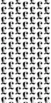 Pound sign icon. Seamless grid lines texture. White texture background. Stock Illustration