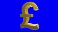 Pound sign symbol rotate loop business finance tax england britain brexit 4k 4k or 4k+ Resolution